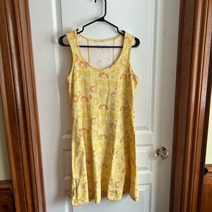 Royal Robbins Cream and Yellow Top